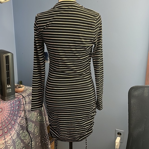 Abound Striped Midi Body Con Dress - Picture 4 of 6
